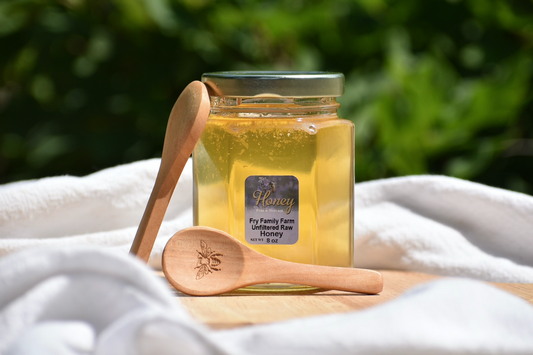 Unfiltered Raw Honey - 8 oz